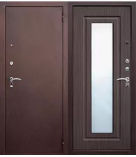 Входная дверь Царское зеркало венге темный
