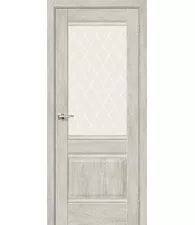 Межкомнатная дверь экошпон Прима-3 Chalet Provence White Сrystal