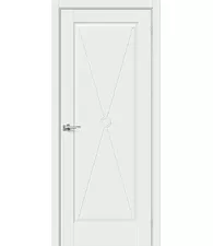Межкомнатная дверь эмалит Прима-10.Ф2 White Matt