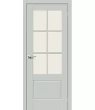 Межкомнатная дверь эмалит Прима-13.0.1 Grey Matt Magic Fog