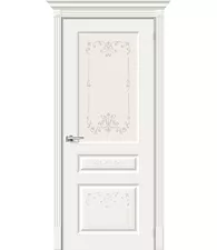 Межкомнатная дверь Эмаль Скинни-15.1 Аrt Whitey Худ.