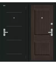 Входная дверь Нео Букле черное Wenge Veralinga