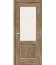 Межкомнатная дверь экошпон Неоклассик-33 Original Oak White Сrystal
