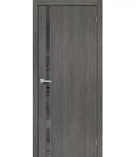 Межкомнатная дверь экошпон Браво-1.55 Grey Veralinga Mirox Grey
