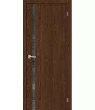 Межкомнатная дверь экошпон Браво-1.55 Brown Dreamline Mirox Grey
