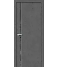 Межкомнатная дверь экошпон Браво-1.55 Slate Art Mirox Grey