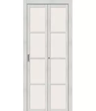 Межкомнатная складная дверь  Твигги-11.3 Bianco Veralinga Magic Fog