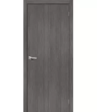 Межкомнатная дверь экошпон Браво-0 Grey Melinga