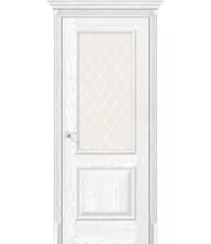 Межкомнатная дверь с экошпоном Классико-13 Silver Ash   White Сrystal