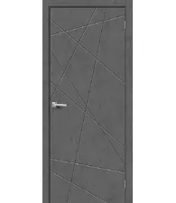 Межкомнатная дверь с экошпоном Граффити-5 Slate Art