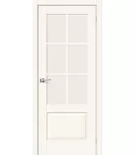 Межкомнатная дверь с экошпоном Прима-13.0.1 White Wood   Magic Fog